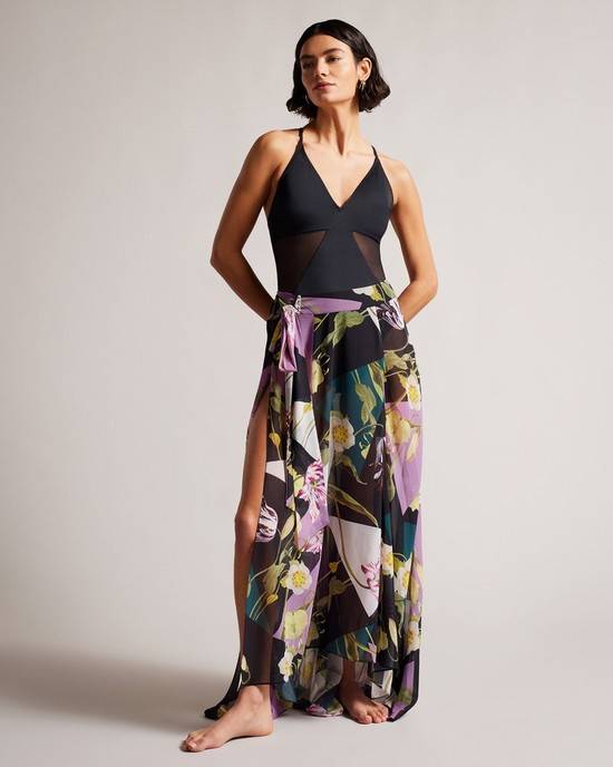 Abbigliamento Da Mare Ted Baker Leighen Donna Nere | AZJGX3425