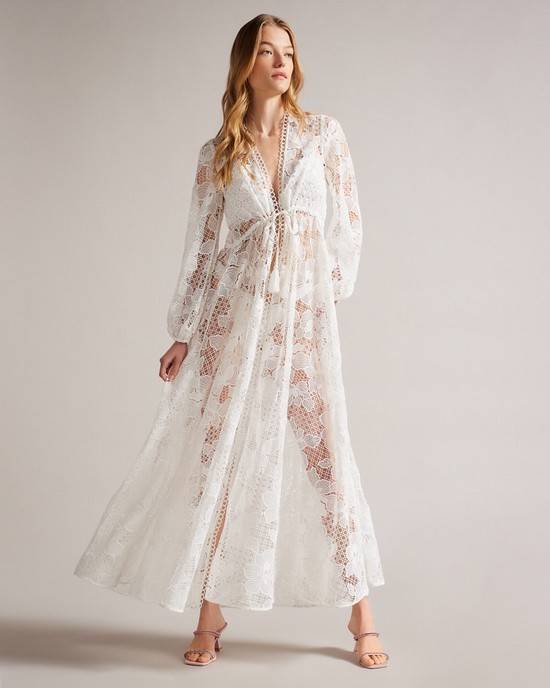 Abbigliamento Da Mare Ted Baker Liliha Donna Bianche | LITWO6795
