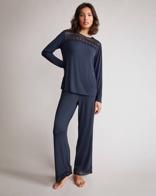 Abbigliamento Da Notte Ted Baker Chelser Donna Blu Marino | VUNHT8360