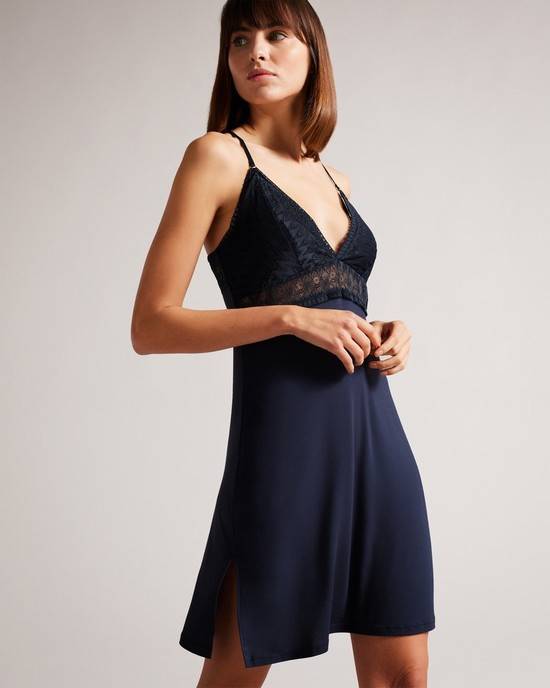 Abbigliamento Da Notte Ted Baker Chelsio Donna Blu Marino | HQGSY7642