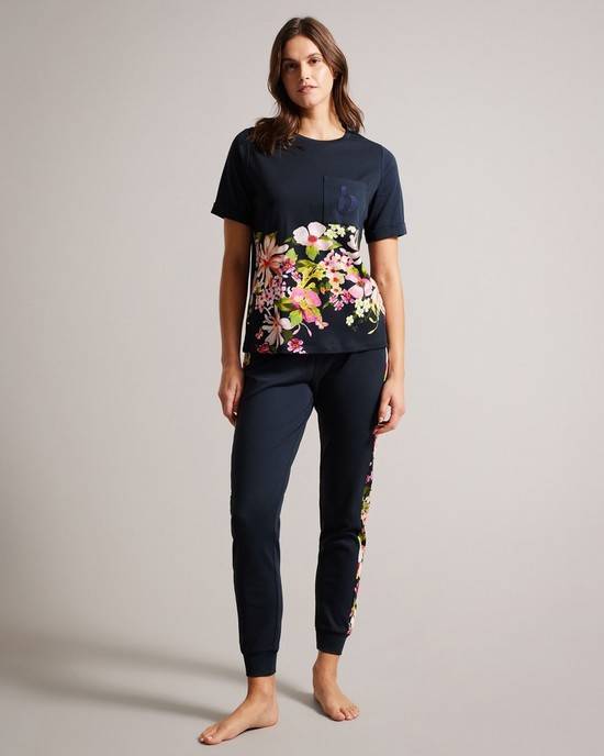 Abbigliamento Da Notte Ted Baker Lucciy Donna Blu Marino | MHATY7923