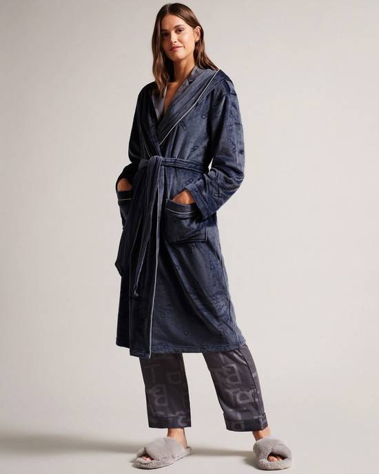 Abbigliamento Da Notte Ted Baker Slepsal Donna Blu Marino | UIRHC6185
