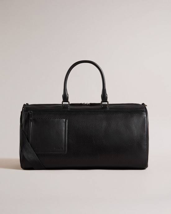 Borsa Da Weekend Ted Baker Canvay Uomo Nere | OQCMV1708