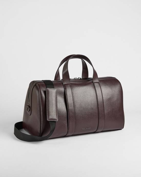 Borsa Da Weekend Ted Baker Fidick Uomo Bordeaux | SJYWG7490