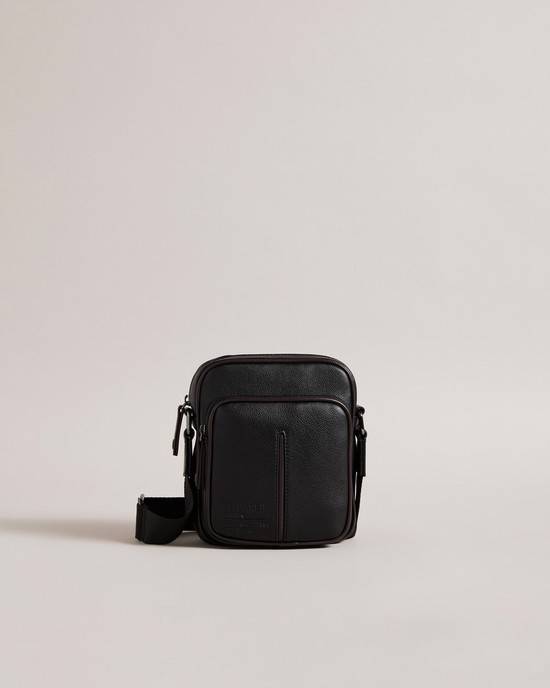 Borse A Tracolla Ted Baker Josher Uomo Nere | XHDSY5392