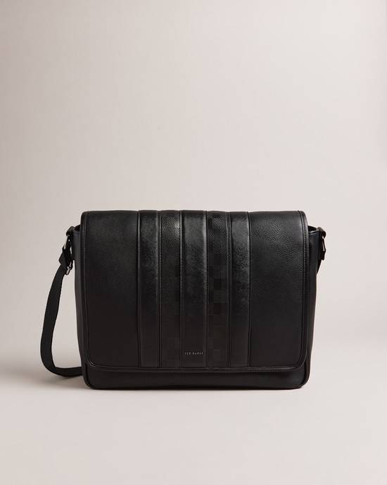 Borse A Tracolla Ted Baker Wayvon Uomo Nere | WNOKJ3284