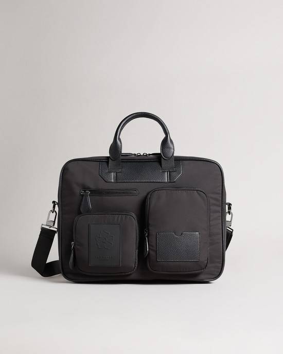 Borse Per Documenti Ted Baker Mover Uomo Nere | GSNAU1042