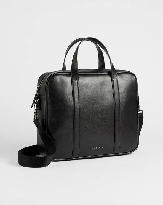 Borse Per Documenti Ted Baker Strath Uomo Nere | GVXFJ3580