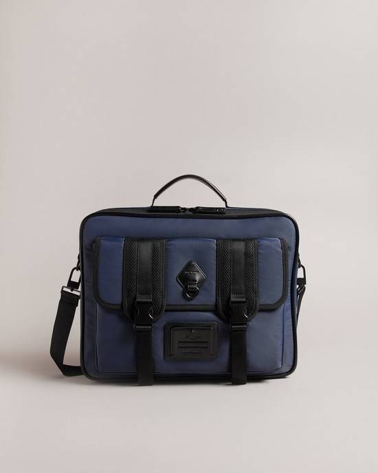 Borse Per Documenti Ted Baker Travyl Uomo Blu Marino | BNZHW1874