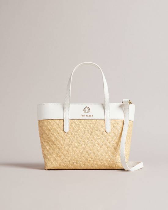 Borse Tote Ted Baker Blesha Donna Bianche Marroni | ISXLH3985