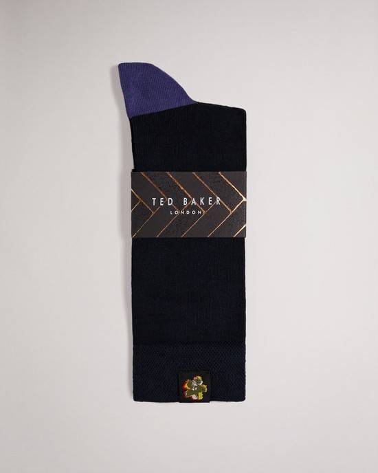 Calzini Ted Baker Clasic Uomo Blu | MZOQN9317