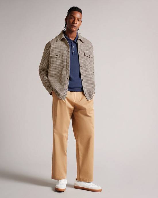 Camicie Ted Baker Irvine Uomo Grigie Chiaro | XUSWQ7089