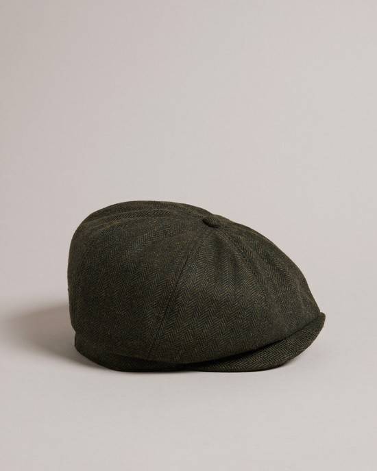 Cappelli Ted Baker Olliii Uomo Khaki | PVTKR3798
