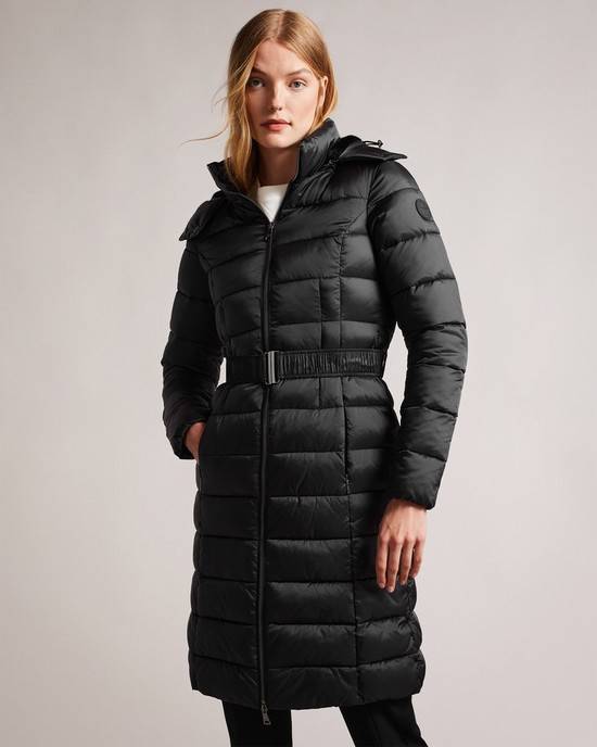 Cappotti Ted Baker Aliciee Donna Nere | NKIOT0295