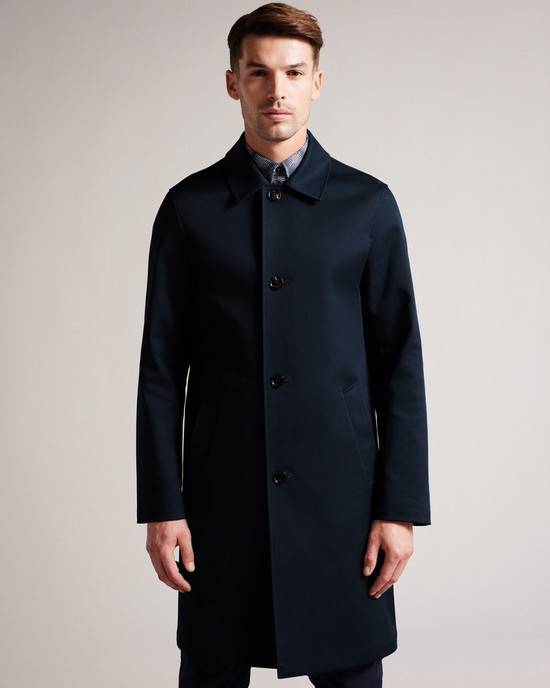 Cappotti Ted Baker Capel Uomo Blu Marino | AOKUR2741