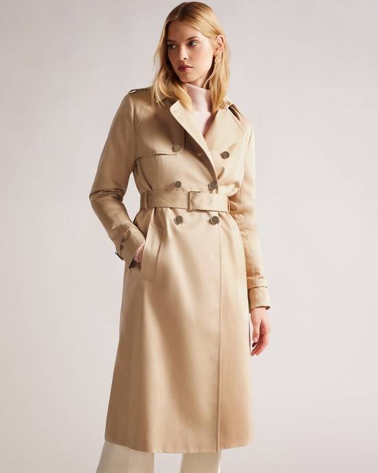 Cappotti Ted Baker Robbii Donna Beige | FNHJW5947