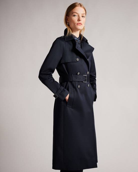 Cappotti Ted Baker Robbii Donna Blu Marino | IFXLV1205
