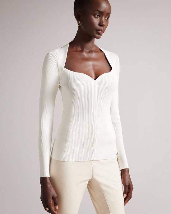 Cardigan Ted Baker Helenh Donna Bianche | WQKVI3205