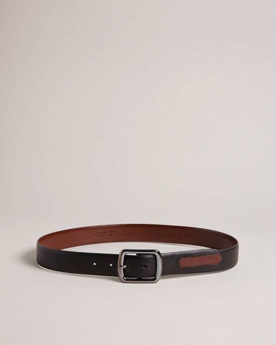Cinture Ted Baker Jaims Uomo Nere | VZOHQ9580