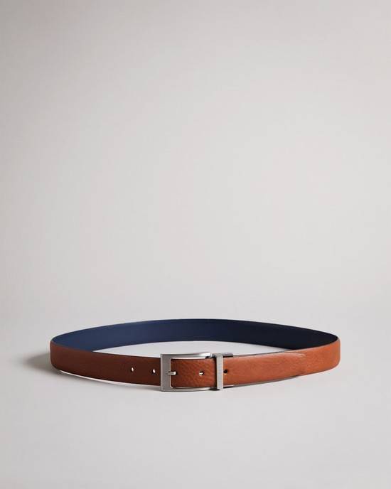 Cinture Ted Baker Karmer Uomo Marroni | IEXZY3029