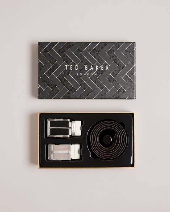 Cinture Ted Baker Newbey Uomo Nere | RVGHN3491