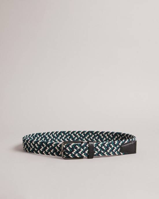 Cinture Ted Baker Strech Uomo Nere | HEZQN9853