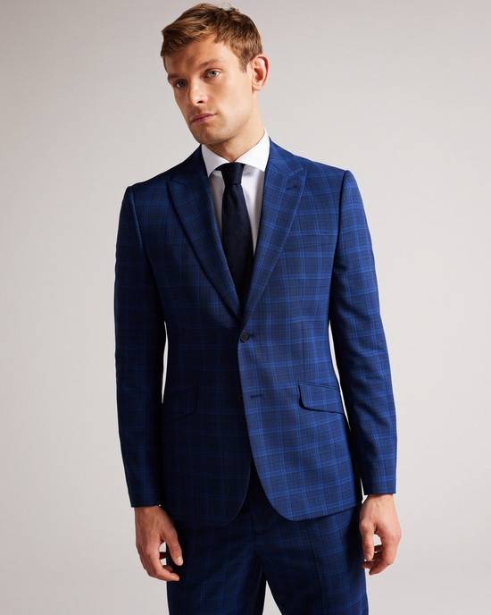 Completo Ted Baker Apolloj Uomo Blu Scuro | KZVRG1485