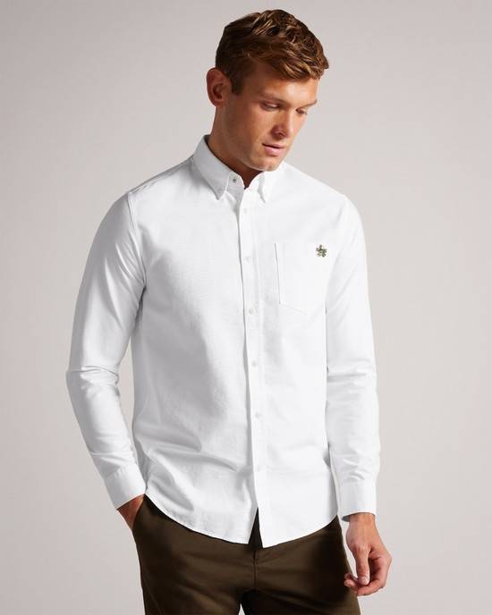 Completo Ted Baker Caplet Uomo Bianche | FGIXS3946