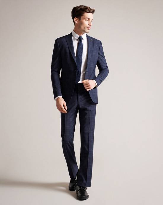 Completo Ted Baker Chesits Uomo Blu Marino | RWUQG3827