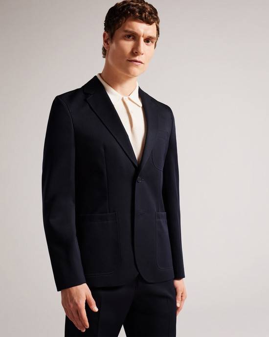 Completo Ted Baker Heddonj Uomo Blu Marino | QVZFT5309