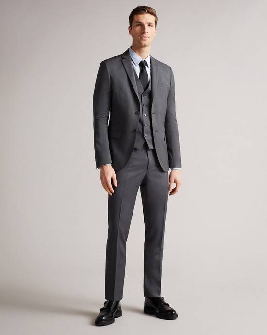 Completo Ted Baker Irvints Uomo Grigie | FBCOL1640