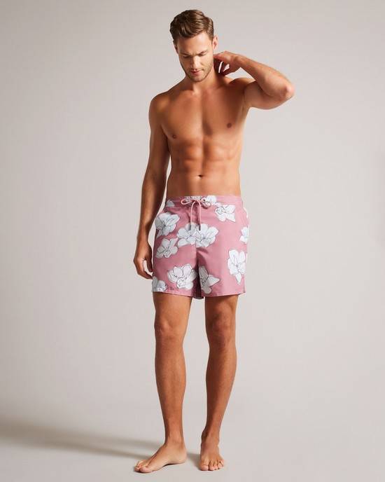 Costumi Da Bagno Ted Baker Ampbell Uomo Rosa | NZSPC3914