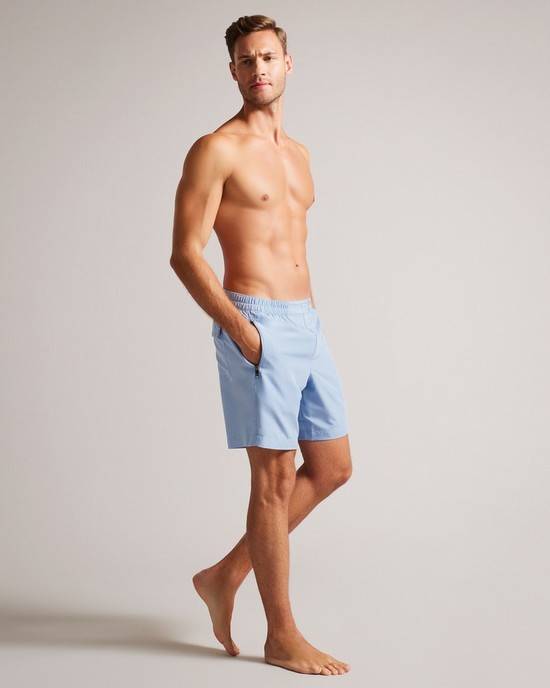 Costumi Da Bagno Ted Baker Nairdal Uomo Blu Chiaro | AJVHT2789