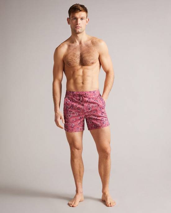 Costumi Da Bagno Ted Baker Seaward Uomo Rosa | JTULM5126