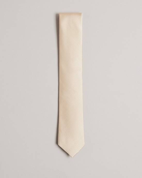 Cravatte Ted Baker Moorez Uomo Beige | WMFIO8479