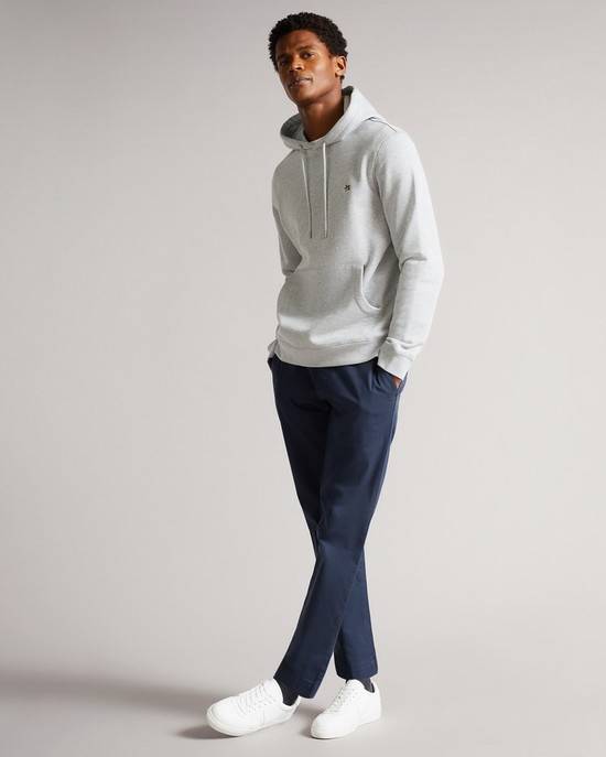 Felpa Con Cappuccio Ted Baker Hendon Uomo Grigie Chiaro | JIZYX8395