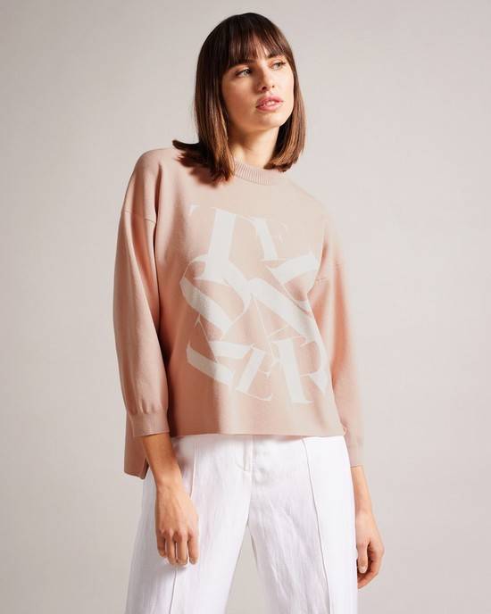 Felpe Ted Baker Elssiaa Donna Rosa | BXDFJ0176