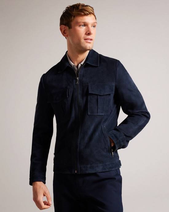 Giacca Ted Baker Amped Uomo Blu Marino | BRUSC9145