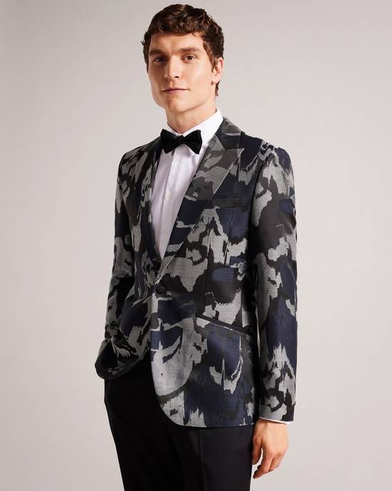 Giacca Ted Baker Diegan Uomo Nere | QPIMJ5082