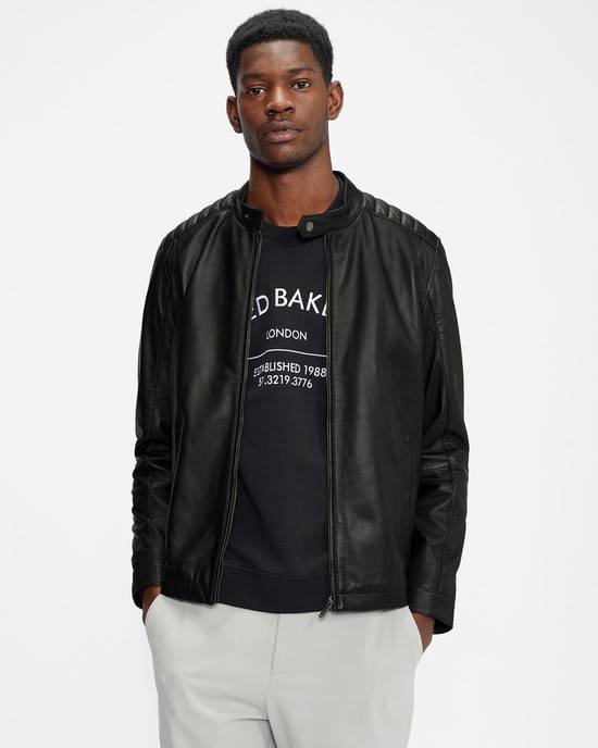 Giacca Ted Baker Paypa Uomo Nere | FMXDV2038