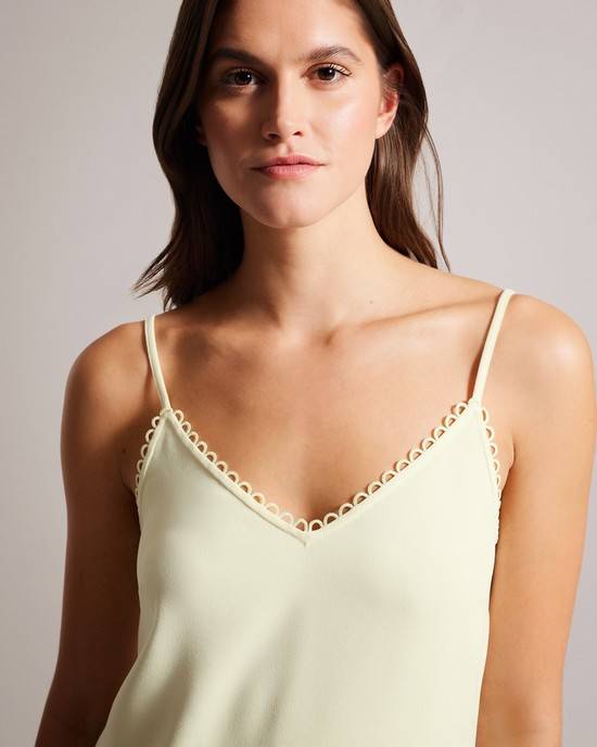 Gilet Ted Baker Andreno Donna Gialle Chiaro | KDPYF0617