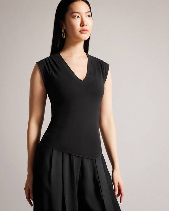 Gilet Ted Baker Brielll Donna Nere | XAQFW4320
