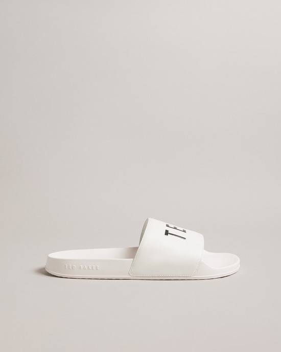 Infradito Ted Baker Auly Uomo Bianche | JWNCP3197