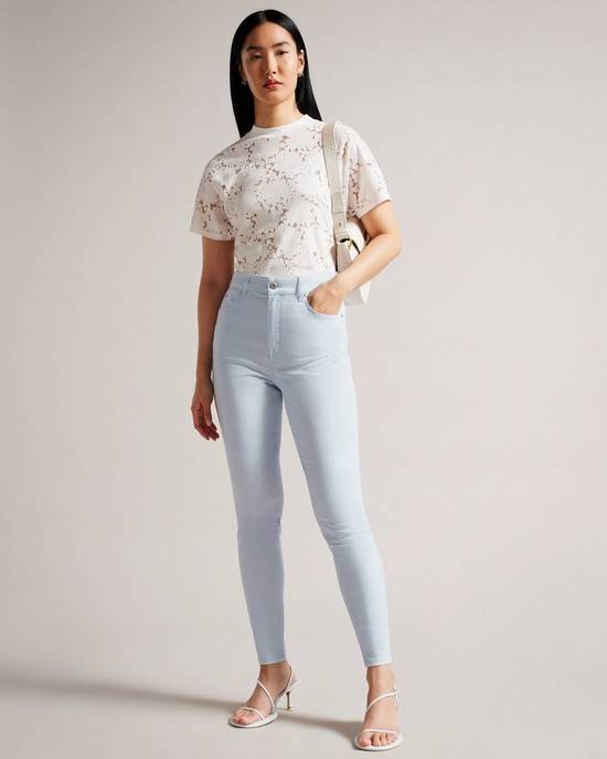 Jeans Ted Baker Sophaa Donna Blu | QVLIP6035