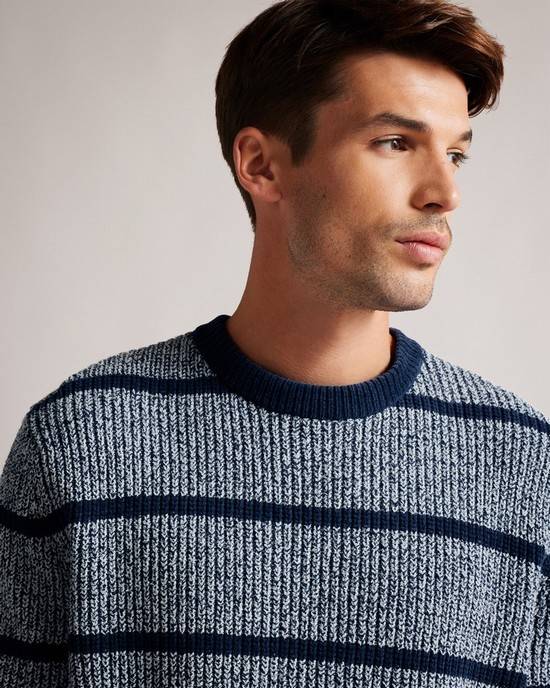 Jumpers Ted Baker Angio Uomo Blu | BYXRP2381