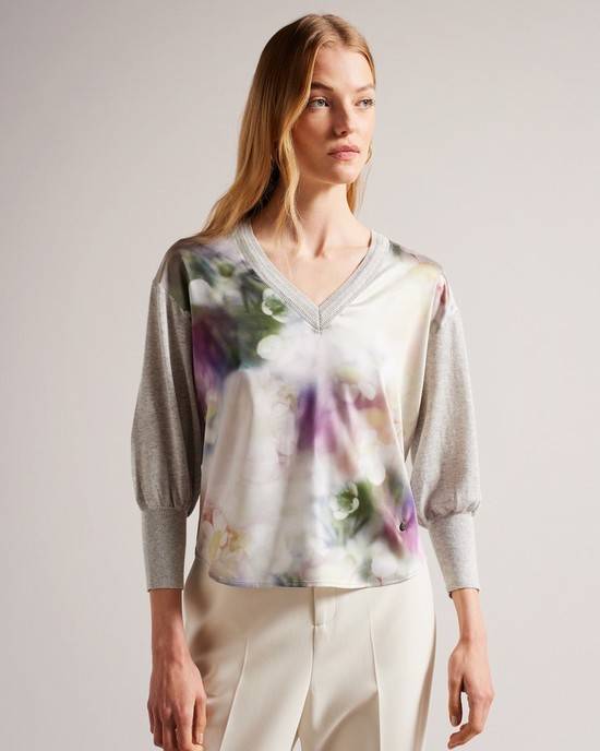 Jumpers Ted Baker Beatric Donna Verdi Chiaro | BTQJW1978