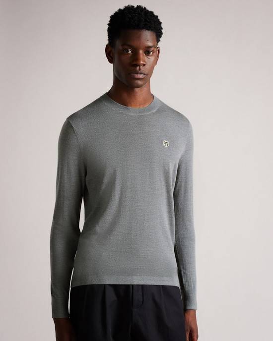 Jumpers Ted Baker Cardiff Uomo Grigie | FMEGN6915