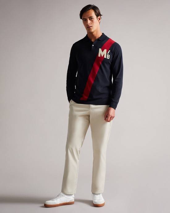 Jumpers Ted Baker Devan Uomo Blu Marino | CWAVL7104