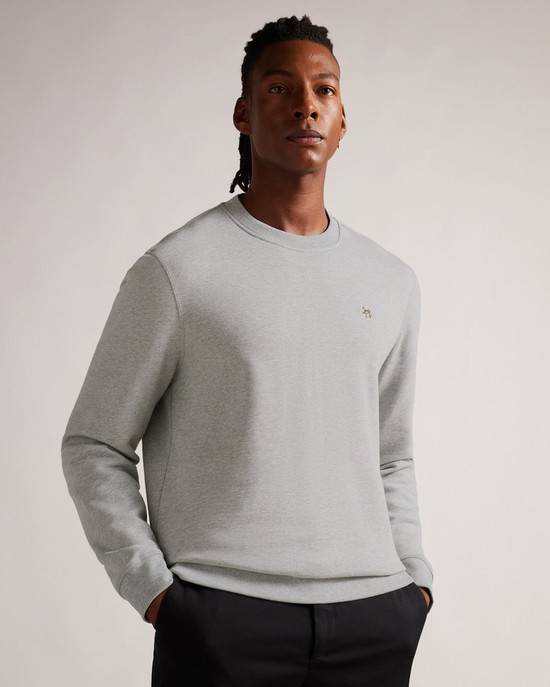 Jumpers Ted Baker Hatton Uomo Grigie Chiaro | CPWYN2403