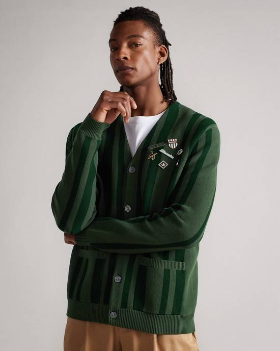 Jumpers Ted Baker Hawkins Uomo Verdi Scuro | SOERK6857